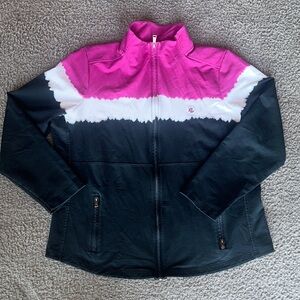 Women's Pink and Black Jacket